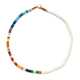 Vintage Pearl Choker Necklace Women