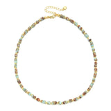 Natural Stone Women Chokers Necklace Chain Short Collar Jewelry