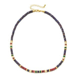 Boho Beaded Choker Necklace Stone Jewelry Gift Accessory