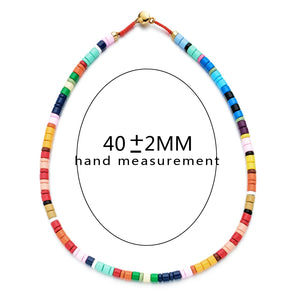 Boho Tila Beads Spring Choker Necklace Women Wedding Accessories