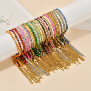 Bohemian Tassel Bracelet Multicolor Women Gift