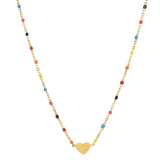 Enamel Stainless Steel Necklace Chains Charms Pendants
