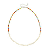 Beads Shell Choker Necklace Women Bead Clavicle Chain Pendant Female Neck