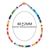 Colorful Tila Beads Choker Necklace for Women
