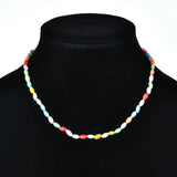 Seashell Beads Conch Shell Choker Necklace for Women
