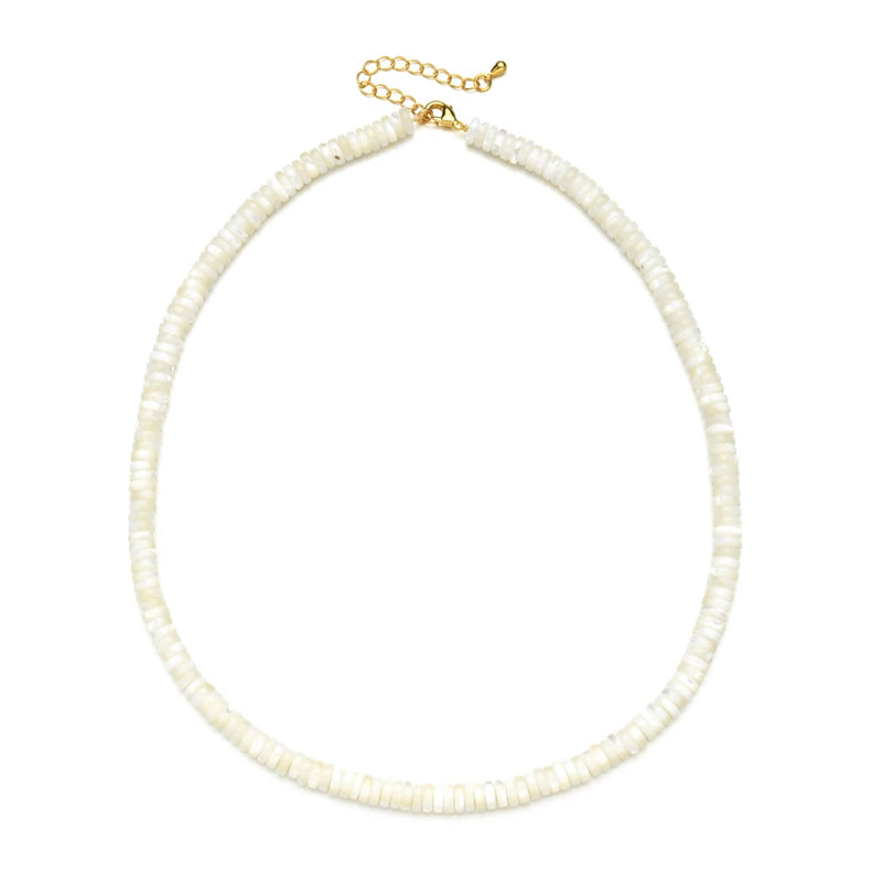 Seashell Beads Conch Shell Choker Necklace for Women