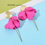 Bohemian Silver Plated Drop Earrings for Women