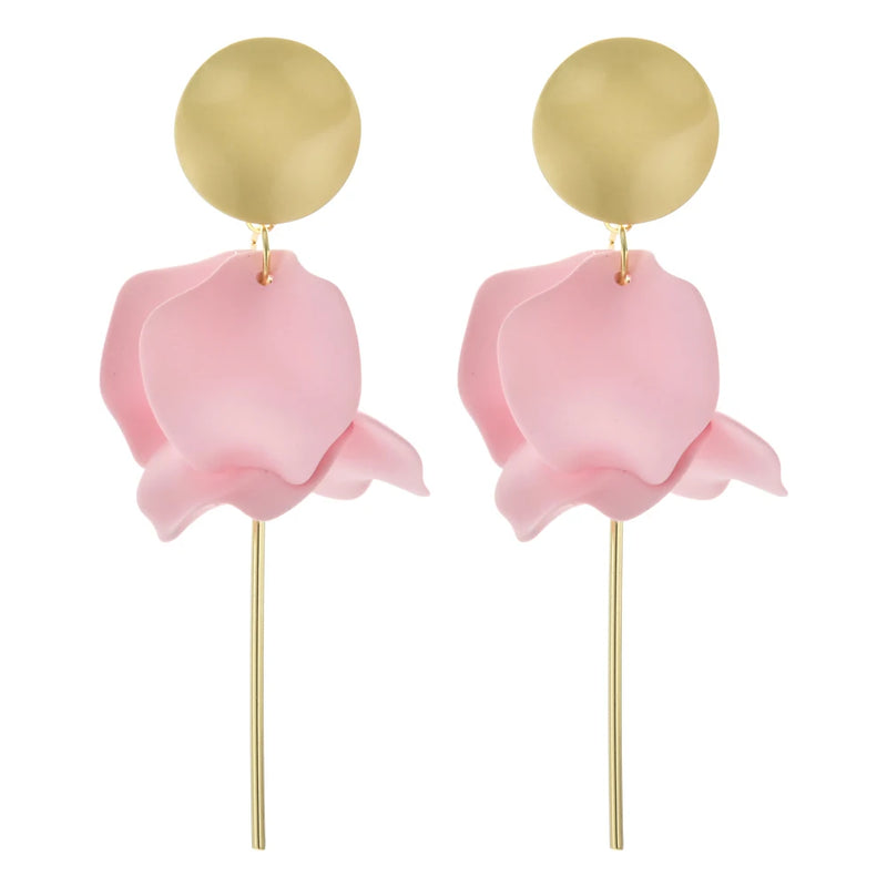Bohemian Silver Plated Drop Earrings for Women