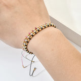 Tourmaline Agates Charm Bracelet for Women