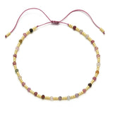 Tourmaline Agates Charm Bracelet for Women