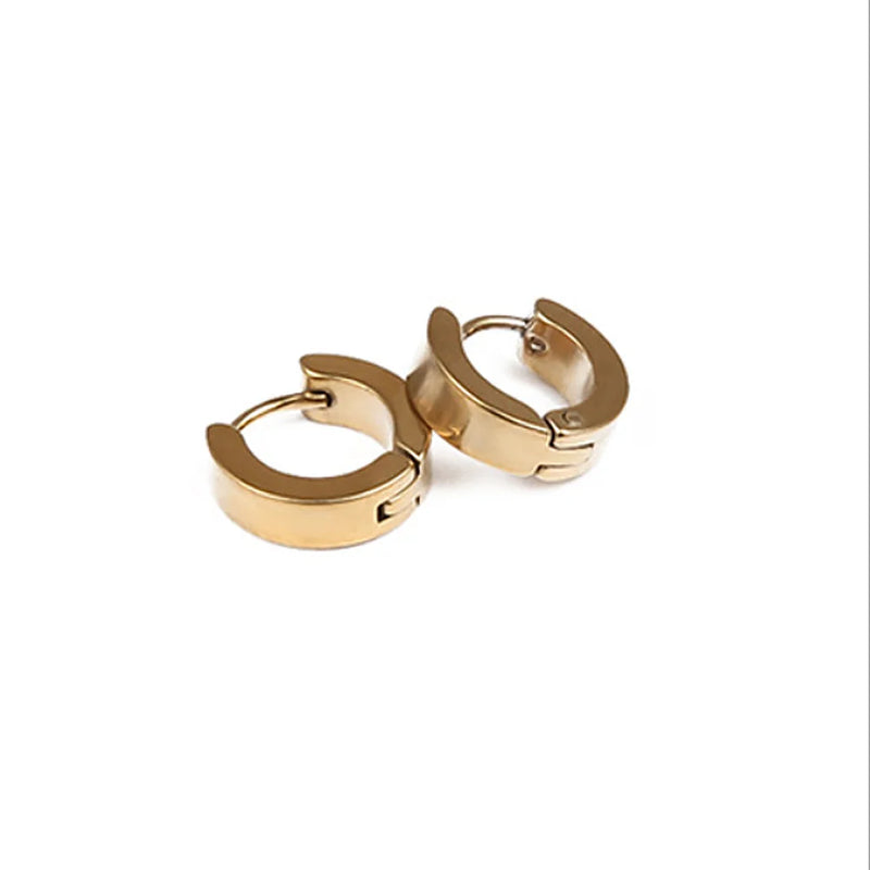 Small Stainless Steel Hoop Earrings for Women/Men