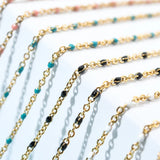 Multicolor Stainless Steel Chain Necklace Jewelry Women Choker