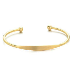 Vintage Stainless Steel Bangle Cuff Bracelet Unisex Casual Gents Jewelry