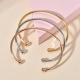 Vintage Stainless Steel Bangle Cuff Bracelet Unisex Casual Gents Jewelry