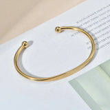 Vintage Stainless Steel Bangle Cuff Bracelet Unisex Casual Gents Jewelry