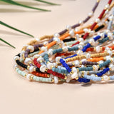 Freshwater Pearls Necklace Adjustable Choker Bohemian Jewelry