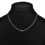 Cross Choker Necklace Thin Chain Pendant Jewelry