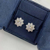 S925 Sterling Silver Full Fire Earrings for Women