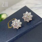 S925 Sterling Silver Full Fire Earrings for Women