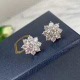 S925 Sterling Silver Full Fire Earrings for Women