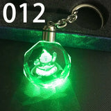 Cartoon Crystal Ball LED Keychain Bright Crystal Keyring Car Keychain