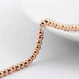 Women Stainless Steel Beaded Bracelet