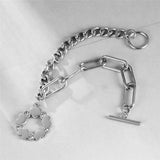 Stainless Steel Heart Flower Bracelet Wedding Jewelry