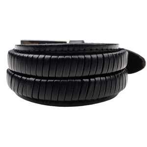 Vintage Leather Men Bracelets Wide Cuff Wristband Bangles