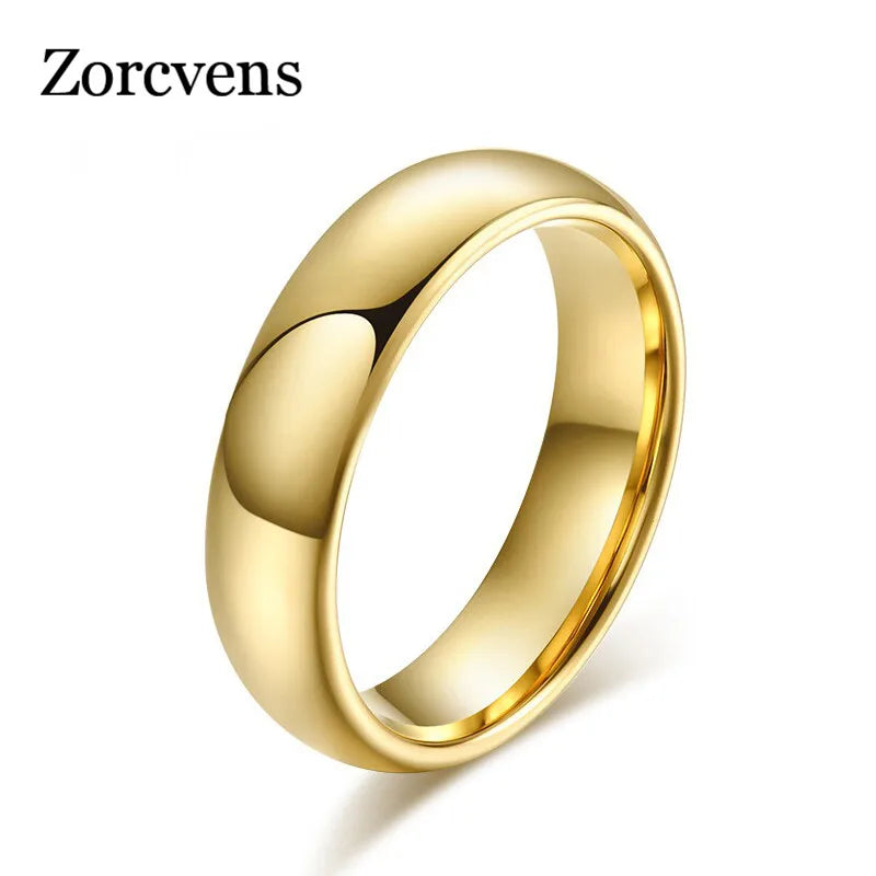 6MM Tungsten Carbide Wedding Ring Silver