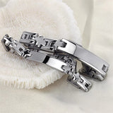 Stainless Steel Magnetic Health Bracelet Charm Bangle