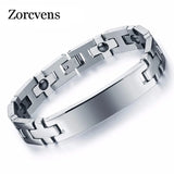 Stainless Steel Magnetic Health Bracelet Charm Bangle