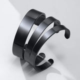Classic Stainless Steel Bangle Cuff Bracelet Personalized Name Birthday Gift
