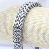 Men's Stainless Steel Double Chain Bracelet
