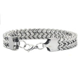 Men's Stainless Steel Double Chain Bracelet
