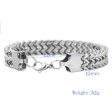 Men's Stainless Steel Double Chain Bracelet