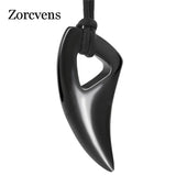 Stainless Steel Necklace Bull Horn Man Jewelry Punk Biker Men's Pendants