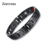 Health Magnetic Bracelet Men Jewelry Stainless Steel Chain