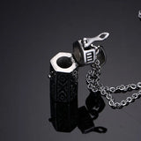 Memorial Cremation Urn Ashes Holder Pendant Necklace Stainless Steel