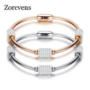 Arrival Crystal Bead Bracelet Rose Snake Chain Wedding Jewelry