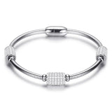 Arrival Crystal Bead Bracelet Rose Snake Chain Wedding Jewelry