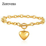 Silver Heart Bracelet for Women Lover Jewelry