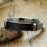 Men's Stainless Steel Lord's Prayer Bracelet