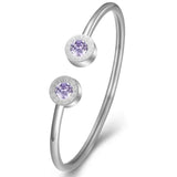 Crystal Cuff Bangle Roman Birthday Gift Bracelet