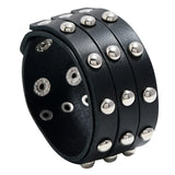 Brown Leather Cuff Bracelet for Men