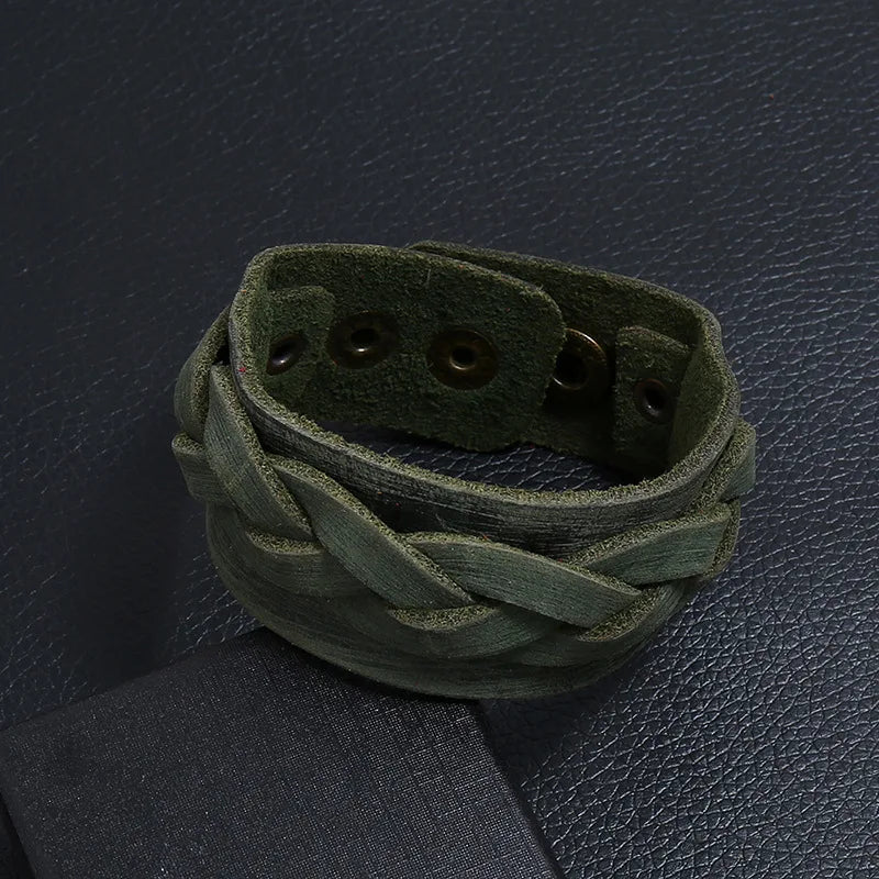 Vintage Multilayer Leather Men's Bracelet