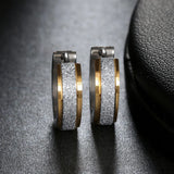 Punk Rock Stainless Steel Small Hoop Earrings Wedding Party Jewelry