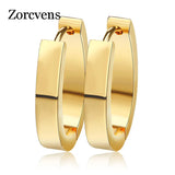 Stainless Steel Women Earrings 4mm Round Circle Brincos Hoop Jewelry
