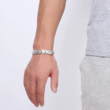 Stainless Steel Magnet Bracelet Bangle for Men