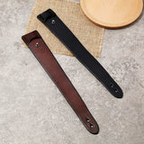 Vintage Irregular Leather Bracelets Wide Brown Cuff Wrap Bracelets