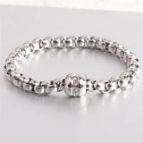 Vintage Zircon Bracelet Stainless Steel for Women